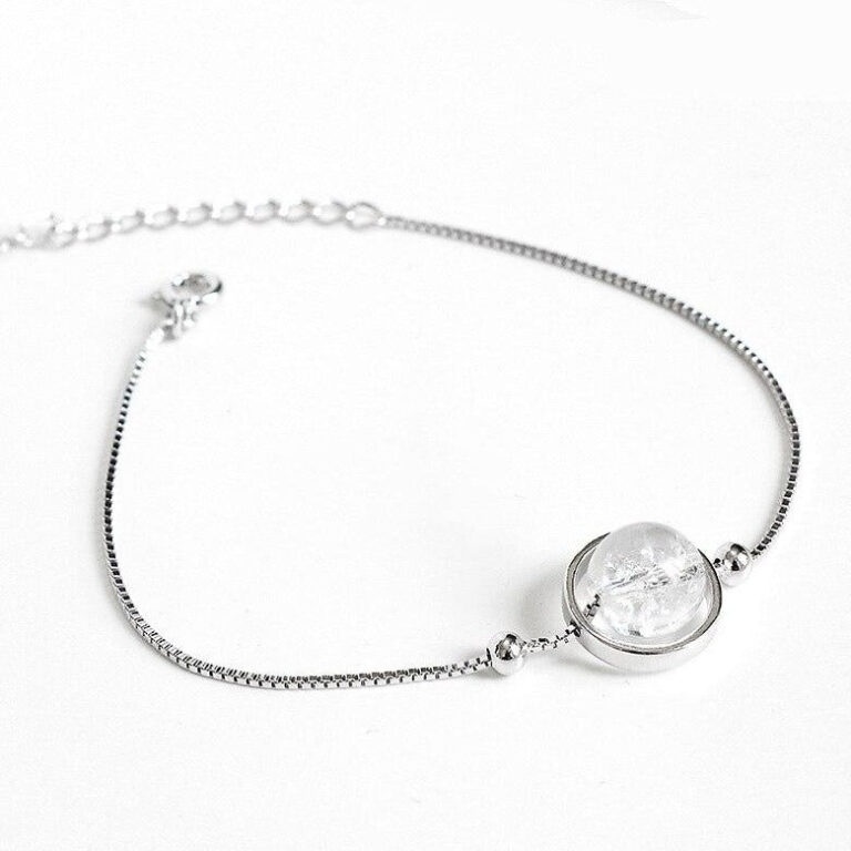 Bracelet Argent 925 Et Pierres Naturelles Authentiques Elegance Et Bien Etre 1