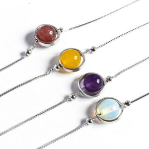 Bracelet Argent 925 Et Pierres Naturelles Authentiques Elegance Et Bien Etre 14