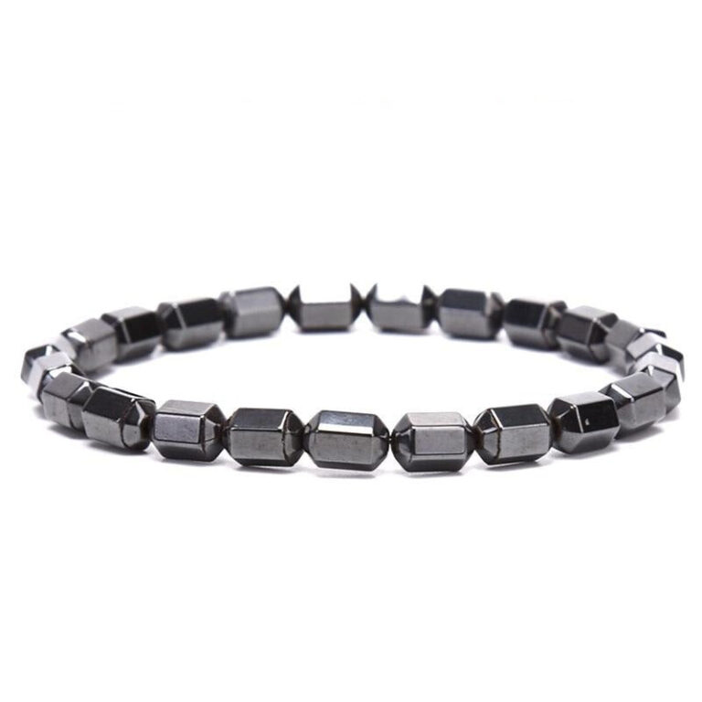 Bracelet Bien Etre Perles Style Naturel Aimante Accessoire Mode Tendance