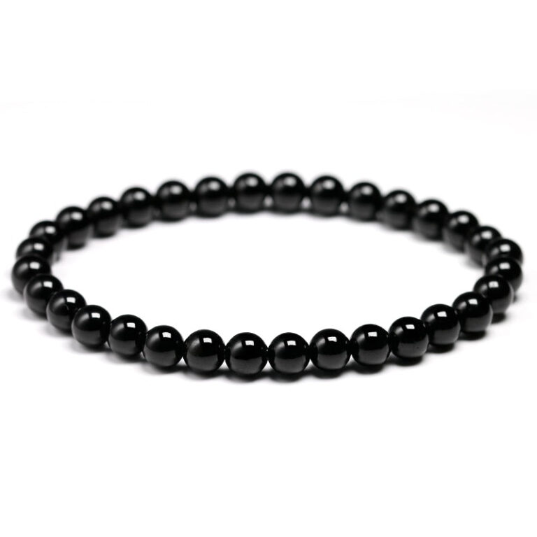 Bracelet De Protection En Pierres Naturelles Noires Pour Le Bien Etre 5