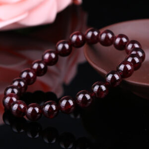 Bracelet Elegant Pierre Rouge Style Boheme Chic Bijou Femme Cadeau Ideal 2