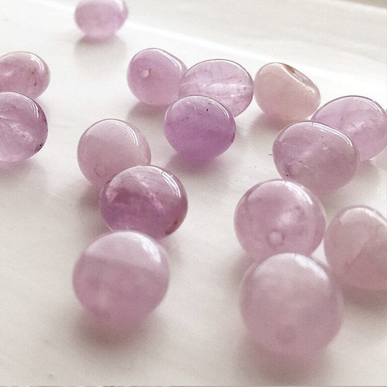 Bracelet En Pierres Violettes Naturelles Pour Femme Elegant Bijou Lithotherapie 2