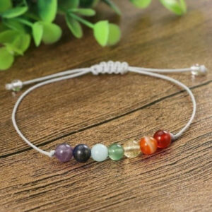 Bracelet Energie 7 Chakras Pierres Naturelles Pour Femme Harmonisation Et Bien Etre 1