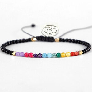 Bracelet Energie 7 Chakras Pierres Naturelles Taille Fine Bien Etre Harmonie 3