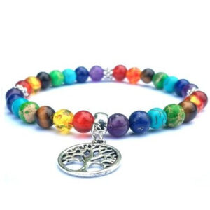 Bracelet Energie Spirituelle 7 Chakras Et Arbre De Vie Harmonie Et Bien Etre 1