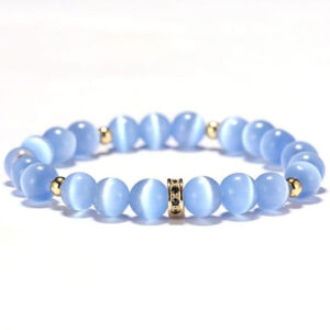 Bracelet Fantaisie Elegant Orne Pierre Iridescente Style Opale Bijou Mode Femme 5