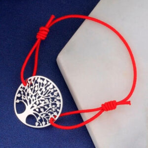 Bracelet Femme Cordon Reglable Pendentif Arbre De Vie Tendance Bijou Fantaisie 5