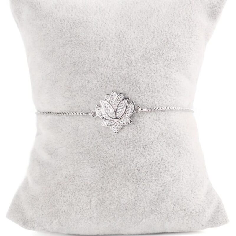 Bracelet Femme Elegant Tendance Style Lotus Bijou Mode Feminine 1