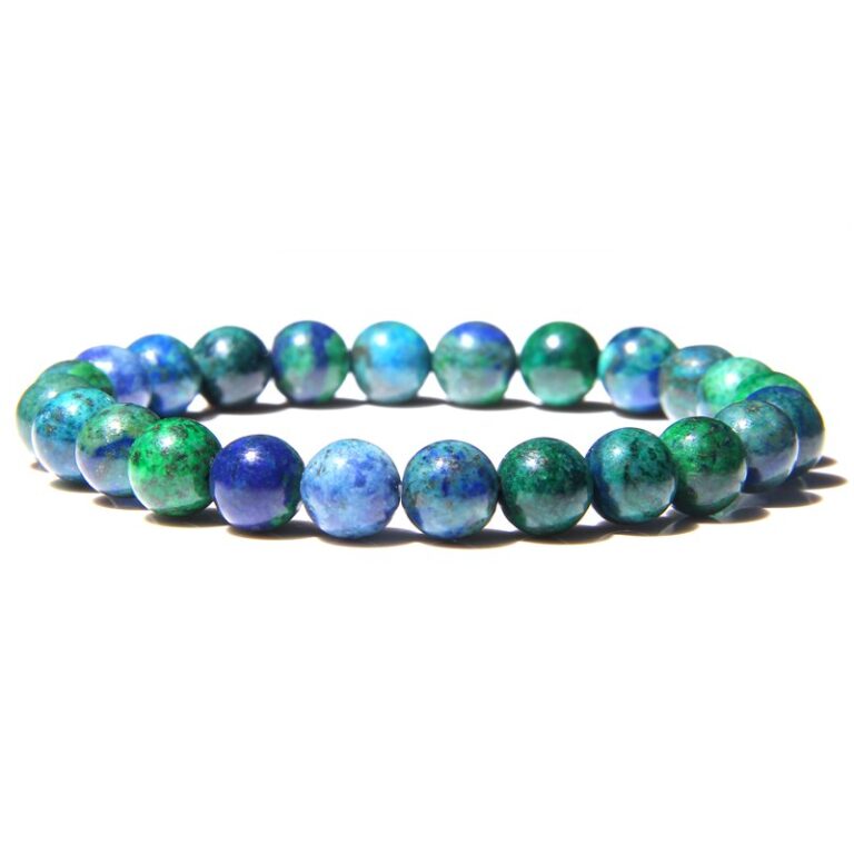 Bracelet Homme Pierre Bleue Naturelle Style Elegant Tendance Et Raffine 4