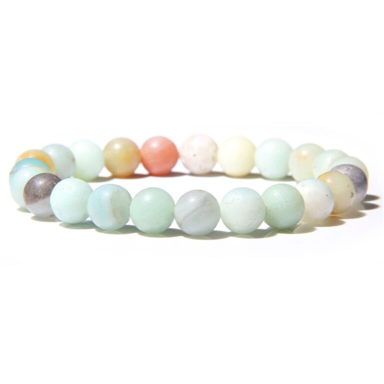 Bracelet Homme Pierre Bleue Naturelle Style Elegant Tendance Et Raffine 5