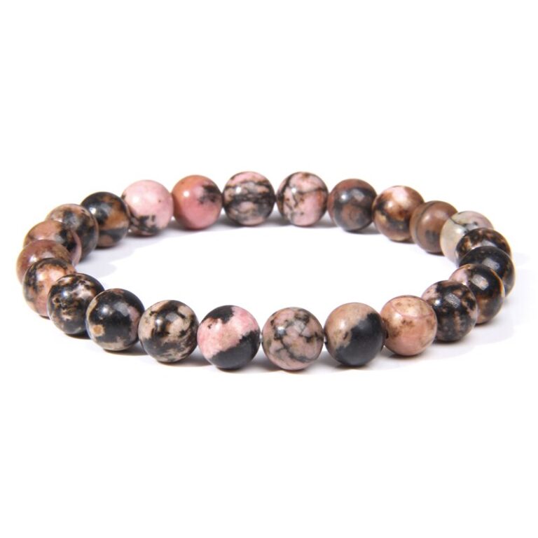 Bracelet Homme Pierre Bleue Naturelle Style Elegant Tendance Et Raffine 7