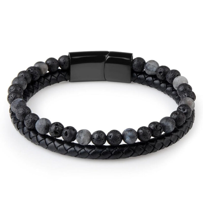 Bracelet Homme Pierres Naturelles Oeil De Tigre Bijou Tendance Et Protecteur 3