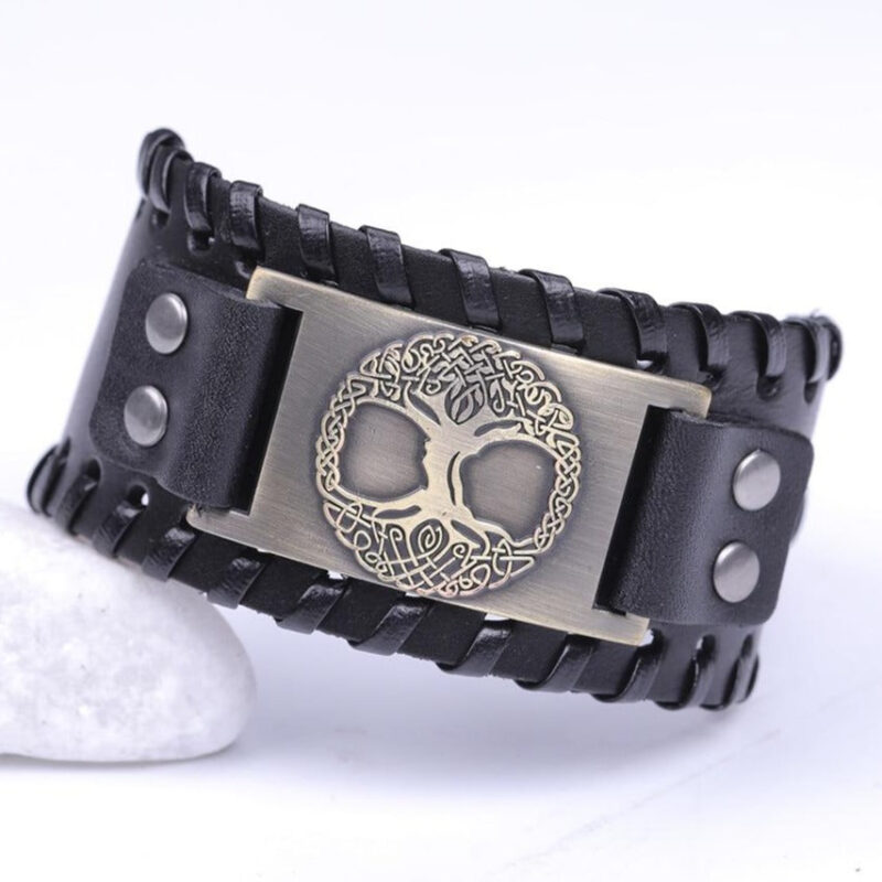 Bracelet Homme Style Arbre De Vie Bijou Tendance Elegant 5