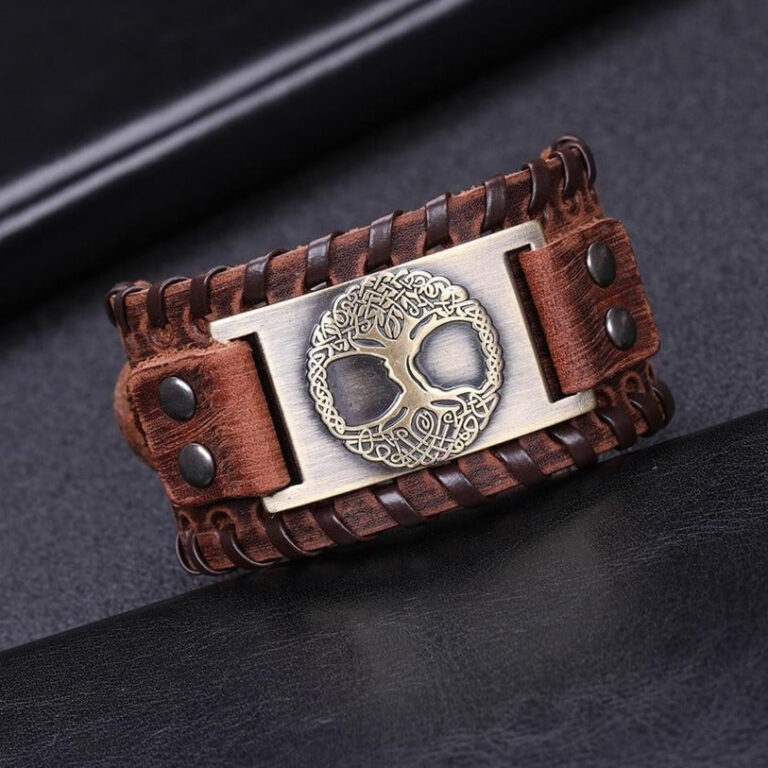 Bracelet Homme Style Arbre De Vie Bijou Tendance Elegant 7