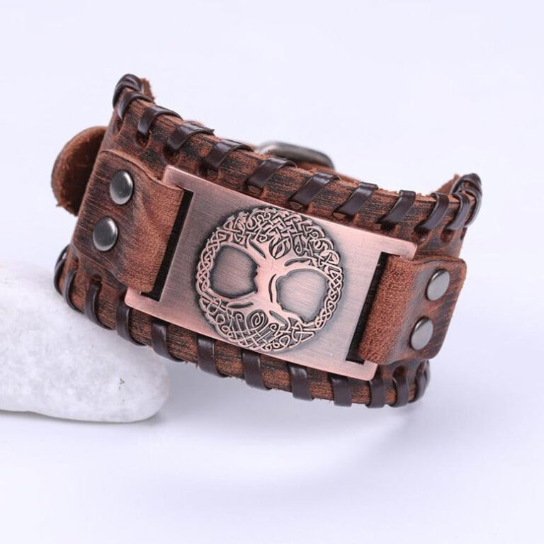 Bracelet Homme Style Arbre De Vie Bijou Tendance Elegant 8