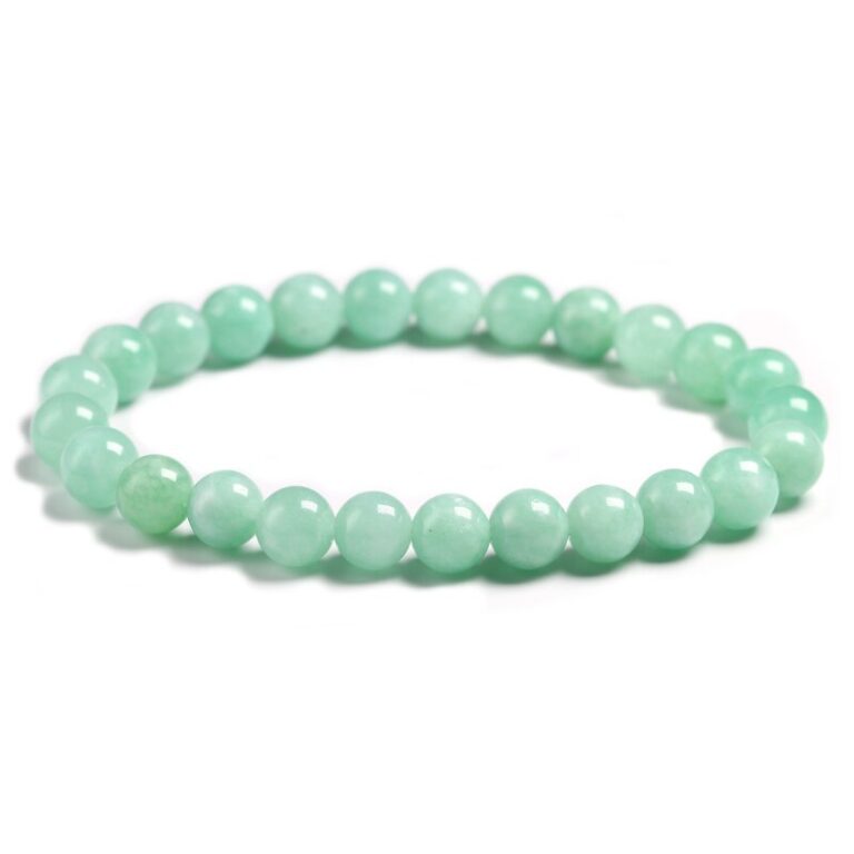 Bracelet Orne De Pierre Verte Elegante Accessoire De Mode Tendance 1